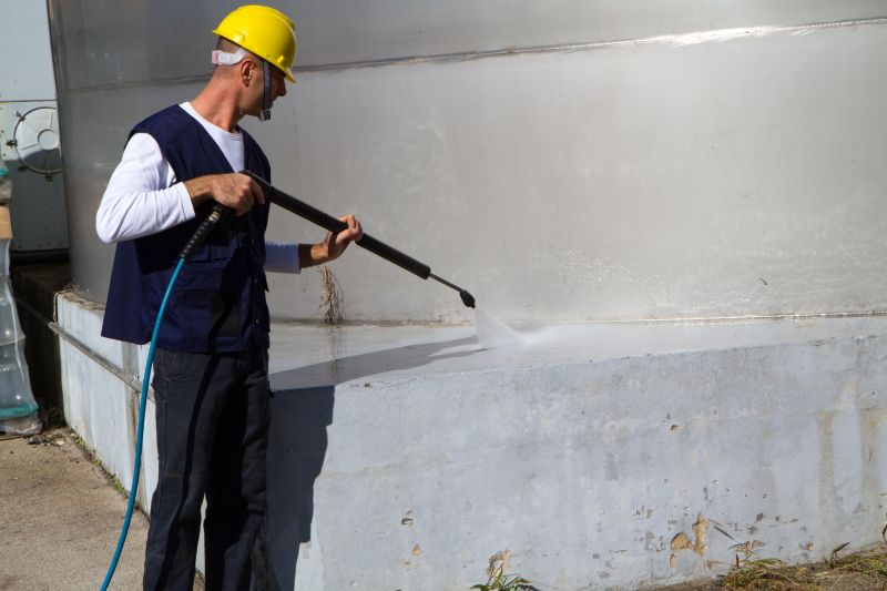 Power Washing Equipment at Work